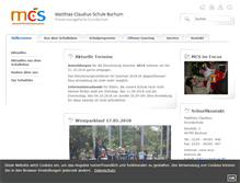 Tablet Screenshot of grundschule.mcs-bochum.de