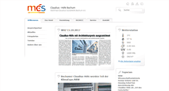 Desktop Screenshot of claudius-hoefe.mcs-bochum.de